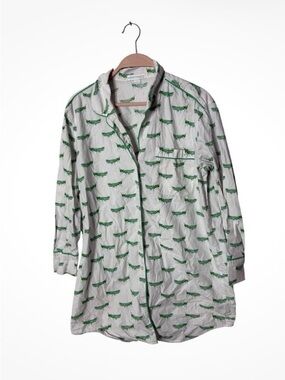 August morgan grasshopper -night Pajama shirt - xs